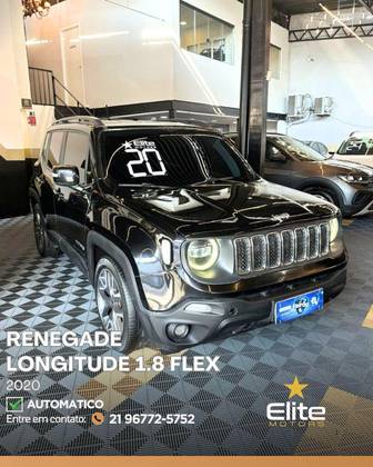 JEEP RENEGADE 1.8 16V FLEX LONGITUDE 4P AUTOMÁTICO JEEP RENEGADE 1.8 16V FLEX LONGITUDE 4P AUTOMÁTICO